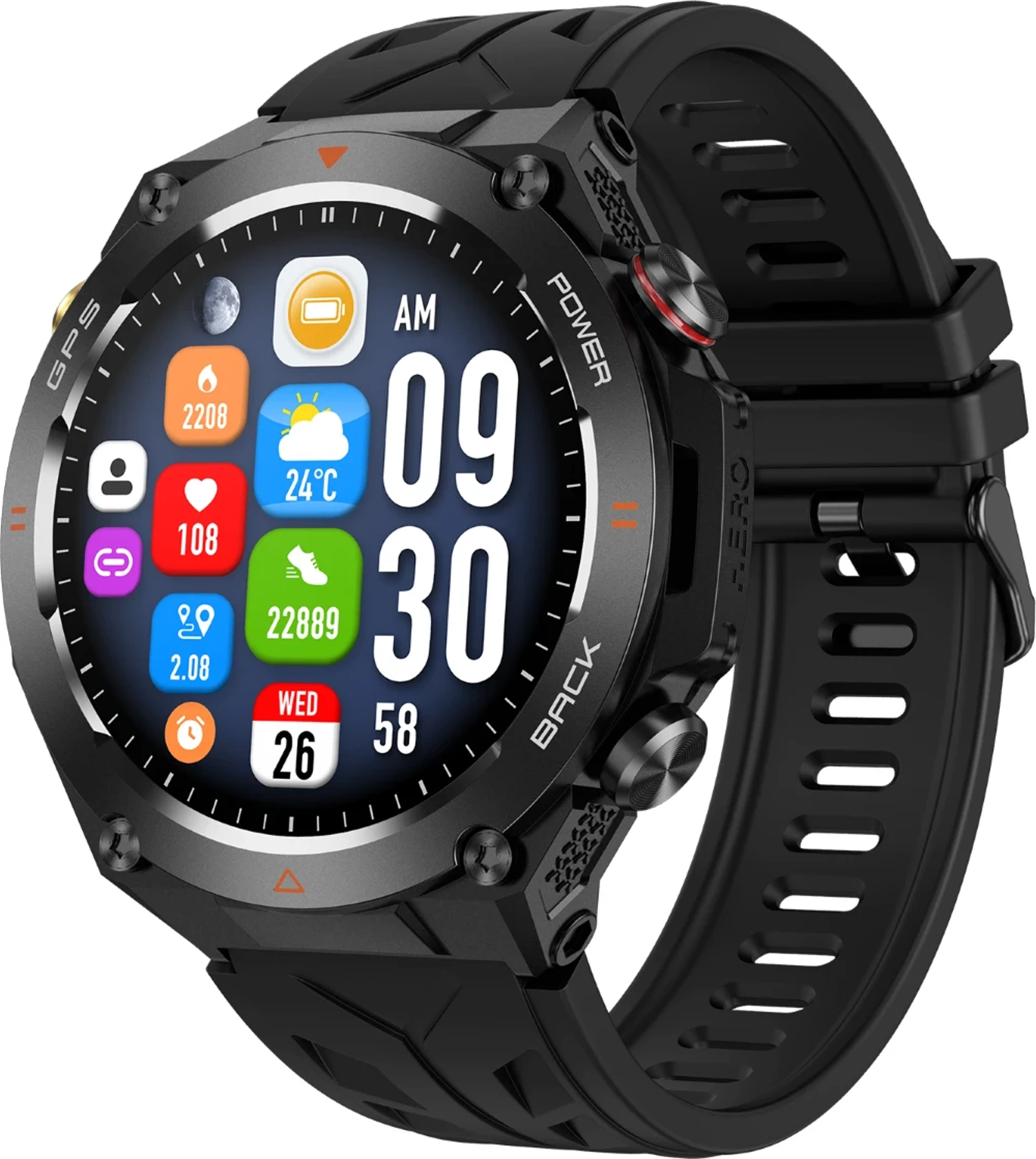 ZCwatch V1024 GPS Outdoor Tank2 Akıllı Saat