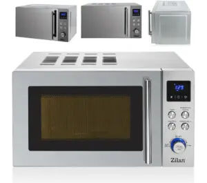 ZILAN ZLN1238 700 W Dijital 6 Seviye Buz Çözme Paslanmaz Çelik 20 l Mikrodalga Fırın
