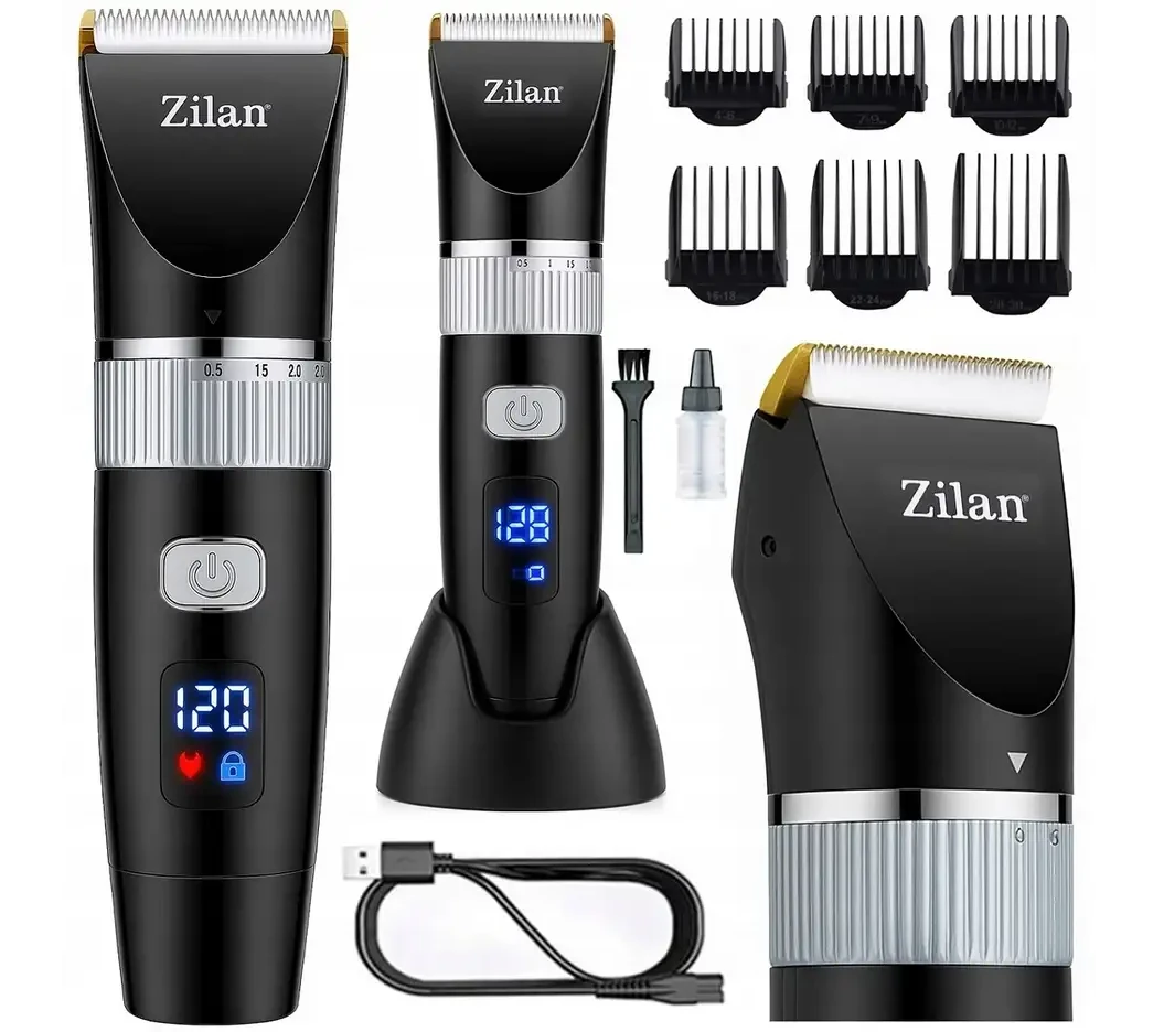 ZILAN ZLN8931 Pietas IPX5 Su Geçirmez LED Göstergeli Hızlı Şarjlı Saç